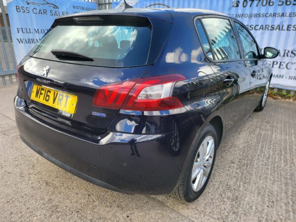 PEUGEOT 308 1.6 BlueHDi 100 Active 5dr 2016 (16) - Image 6
